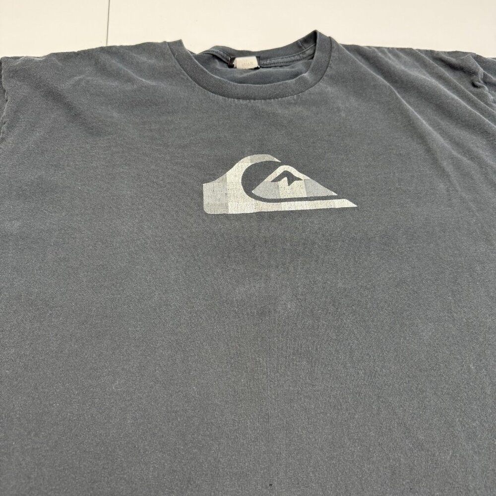 Vintage Quiksilver T Shirt Mens XL 24x27.5 Y2K Black Surf Skate - Picture 4 of 10